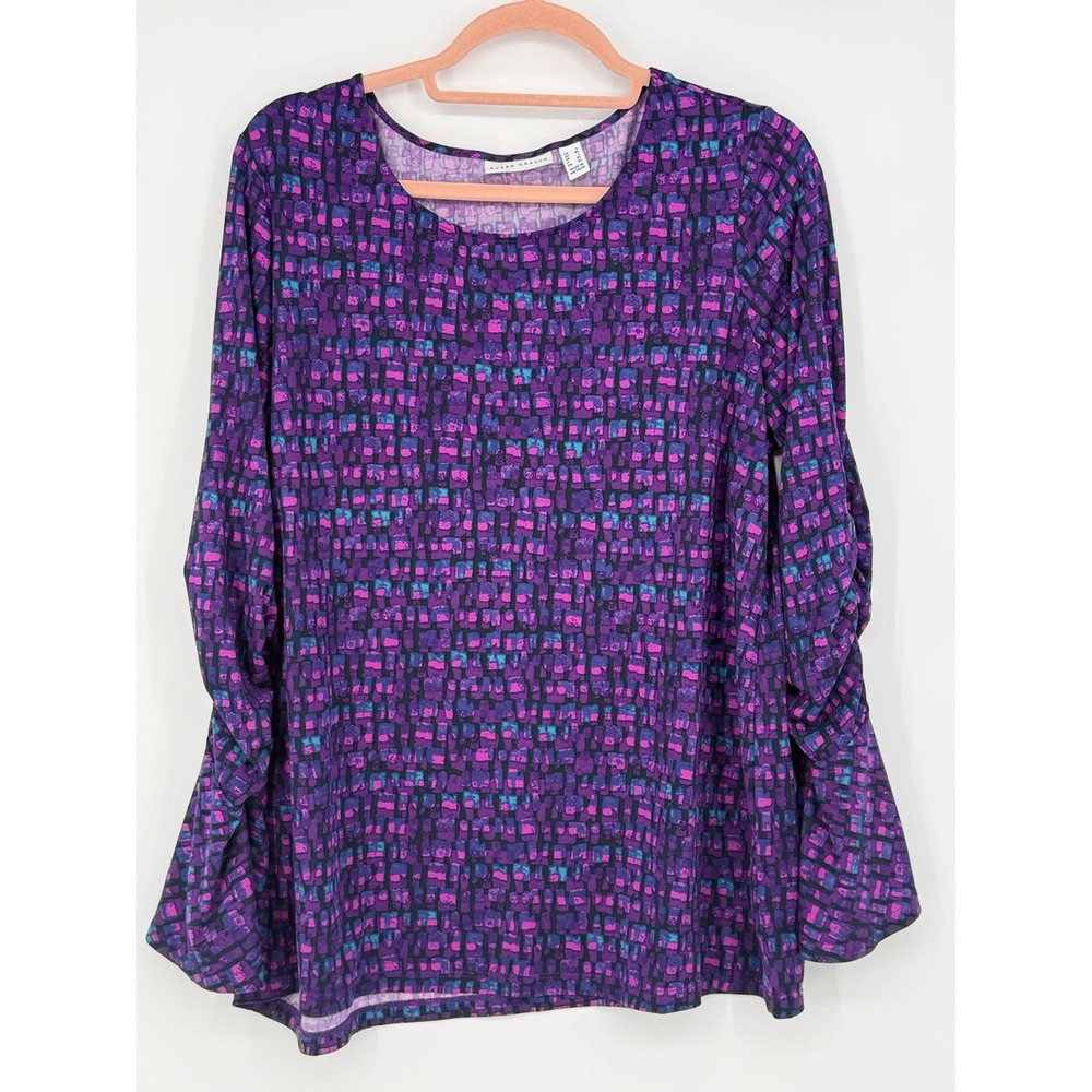 Susan Graver Women's Long Sleeve Large